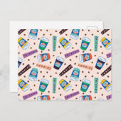 FRIENDS™ | Coffee-patroonpatroon met wieltjes Briefkaart (Voorkant / Achterkant)