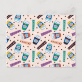 FRIENDS™ | Coffee-patroonpatroon met wieltjes Briefkaart (Voorkant)