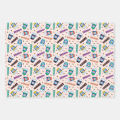 FRIENDS™ | Coffee-patroonpatroon met wieltjes Inpakpapier Vel (Voorkant 2)