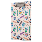 FRIENDS™ | Coffee-patroonpatroon met wieltjes Klembord (Links)