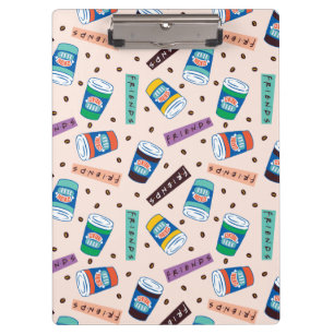 FRIENDS™ Coffee-patroonpatroon met wieltjes Klembord