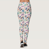 FRIENDS™ | Coffee-patroonpatroon met wieltjes Leggings (Achterkant)