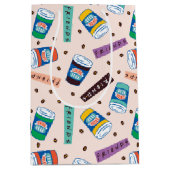 FRIENDS™ | Coffee-patroonpatroon met wieltjes Medium Cadeauzakje (Voorkant)