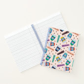 FRIENDS™ | Coffee-patroonpatroon met wieltjes Notitieboek (Binnen)