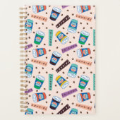 FRIENDS™ | Coffee-patroonpatroon met wieltjes Planner (Voorkant)
