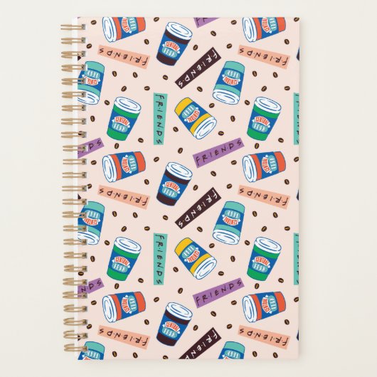 FRIENDS™ | Coffee-patroonpatroon met wieltjes Planner (Voorkant)
