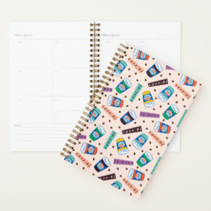 FRIENDS™ Coffee-patroonpatroon met wieltjes Planner