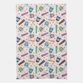 FRIENDS™ | Coffee-patroonpatroon met wieltjes Theedoek (Verticaal)