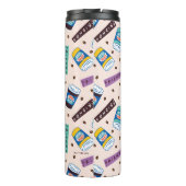 FRIENDS™ | Coffee-patroonpatroon met wieltjes Thermosbeker (Achterkant)