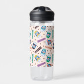 FRIENDS™ | Coffee-patroonpatroon met wieltjes Waterfles (Voorkant)