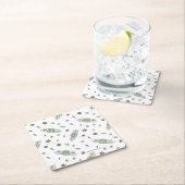 FRIENDS™ | Coffee-Waterverf voor centrale perk Kartonnen Onderzetters (Insitu)