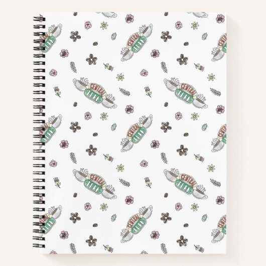 FRIENDS™ | Coffee-Waterverf voor centrale perk Notitieboek (Voorkant)