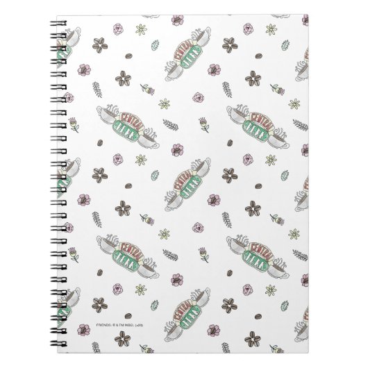 FRIENDS™ | Coffee-Waterverf voor centrale perk Notitieboek (Voorkant)