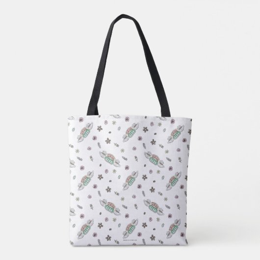 FRIENDS™ | Coffee-Waterverf voor centrale perk Tote Bag (Achterkant)