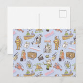 FRIENDS™ Colorful Cartoon Pattern Briefkaart (Voorkant / Achterkant)