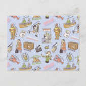 FRIENDS™ Colorful Cartoon Pattern Briefkaart (Voorkant)