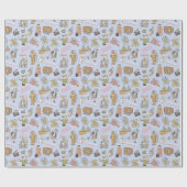 FRIENDS™ Colorful Cartoon Pattern Cadeaupapier (Vlak)