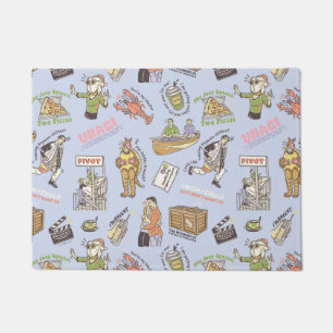FRIENDS™ Colorful Cartoon Pattern Deurmat