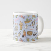 FRIENDS™ Colorful Cartoon Pattern Grote Koffiekop (Voorkant rechts)