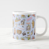 FRIENDS™ Colorful Cartoon Pattern Grote Koffiekop (Rechts)