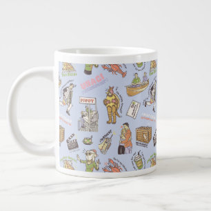 FRIENDS™ Colorful Cartoon Pattern Grote Koffiekop