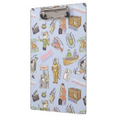 FRIENDS™ Colorful Cartoon Pattern Klembord (Links)