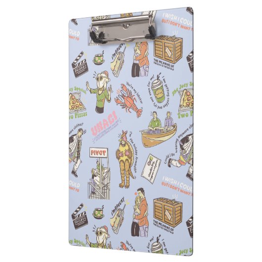 FRIENDS™ Colorful Cartoon Pattern Klembord (Links)