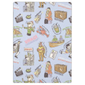 FRIENDS™ Colorful Cartoon Pattern Klembord (Achterkant)