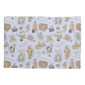 FRIENDS™ Colorful Cartoon Pattern Kussensloop (Achterkant)