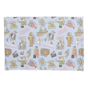 FRIENDS™ Colorful Cartoon Pattern Kussensloop
