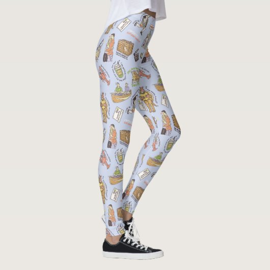 FRIENDS™ Colorful Cartoon Pattern Leggings (Rechts)