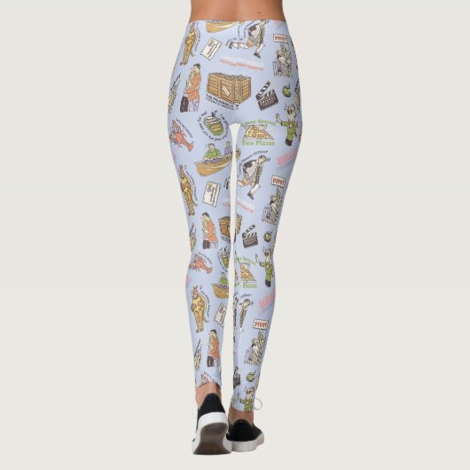 FRIENDS™ Colorful Cartoon Pattern Leggings (Achterkant)
