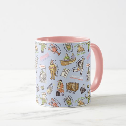 FRIENDS™ Colorful Cartoon Pattern Mok (Voorkant rechts)