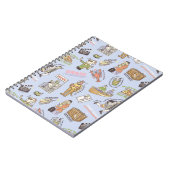 FRIENDS™ Colorful Cartoon Pattern Notitieboek (Linkerzijde)