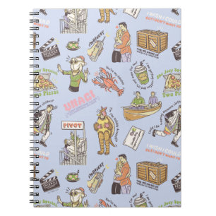 FRIENDS™ Colorful Cartoon Pattern Notitieboek