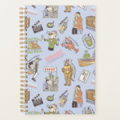 FRIENDS™ Colorful Cartoon Pattern Planner (Voorkant)