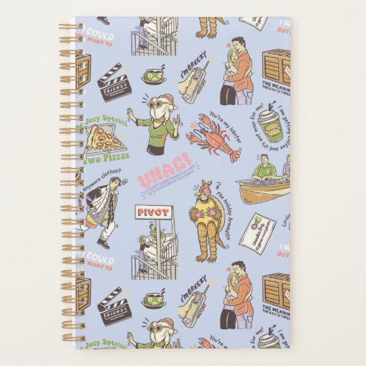 FRIENDS™ Colorful Cartoon Pattern Planner (Voorkant)