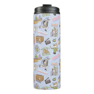 FRIENDS™ Colorful Cartoon Pattern Thermosbeker