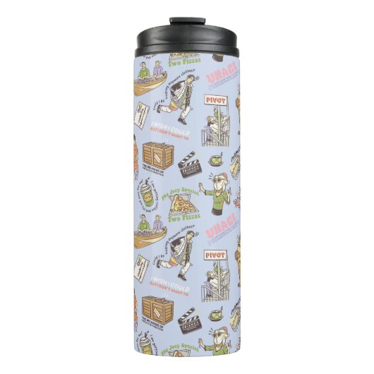 FRIENDS™ Colorful Cartoon Pattern Thermosbeker (Voorkant)