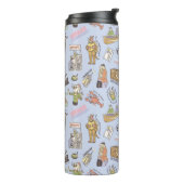 FRIENDS™ Colorful Cartoon Pattern Thermosbeker (Gedraaid links)