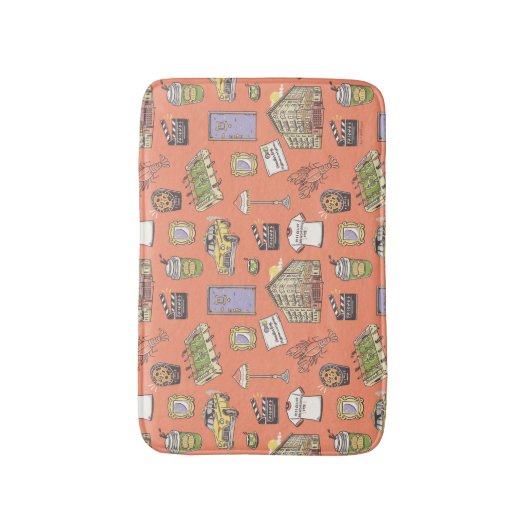 FRIENDS™ Colorful Icons Pattern Badmat (Voorkant Verticaal)