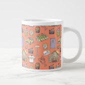 FRIENDS™ Colorful Icons Pattern Grote Koffiekop (Rechts)