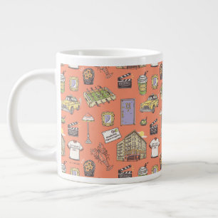 FRIENDS™ Colorful Icons Pattern Grote Koffiekop