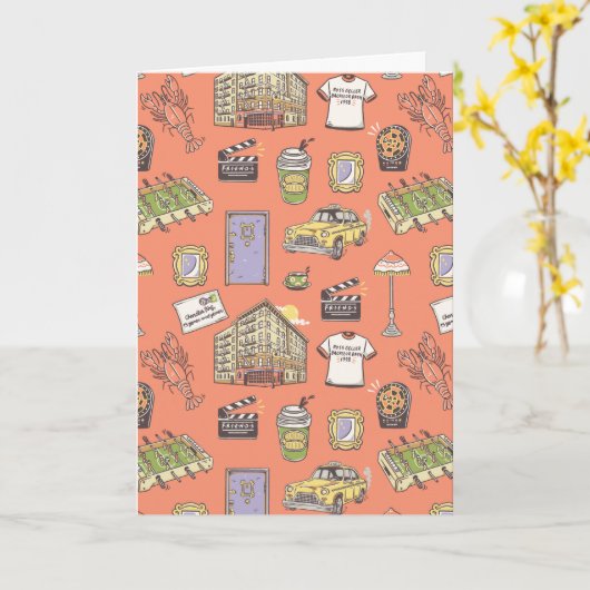 FRIENDS™ Colorful Icons Pattern Kaart (Gele Bloem)