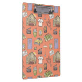 FRIENDS™ Colorful Icons Pattern Klembord (Rechts)