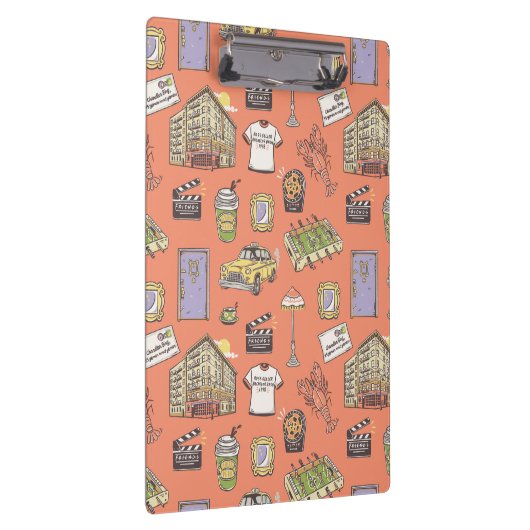 FRIENDS™ Colorful Icons Pattern Klembord (Rechts)