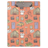 FRIENDS™ Colorful Icons Pattern Klembord (Voorkant)