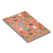 FRIENDS™ Colorful Icons Pattern Notitieboek (Rechterzijde)