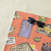 FRIENDS™ Colorful Icons Pattern Strandlaken (In situ)