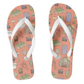 FRIENDS™ Colorful Icons Pattern Teenslippers (Voetbed)